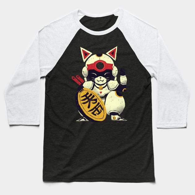 fortune pizza cat Baseball T-Shirt by Louisros
